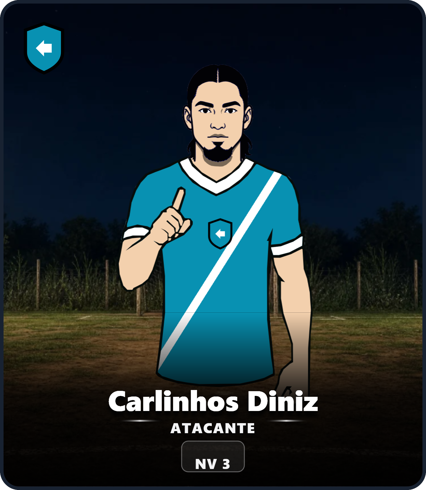 Figurinha de jogador do Pelada CS 4