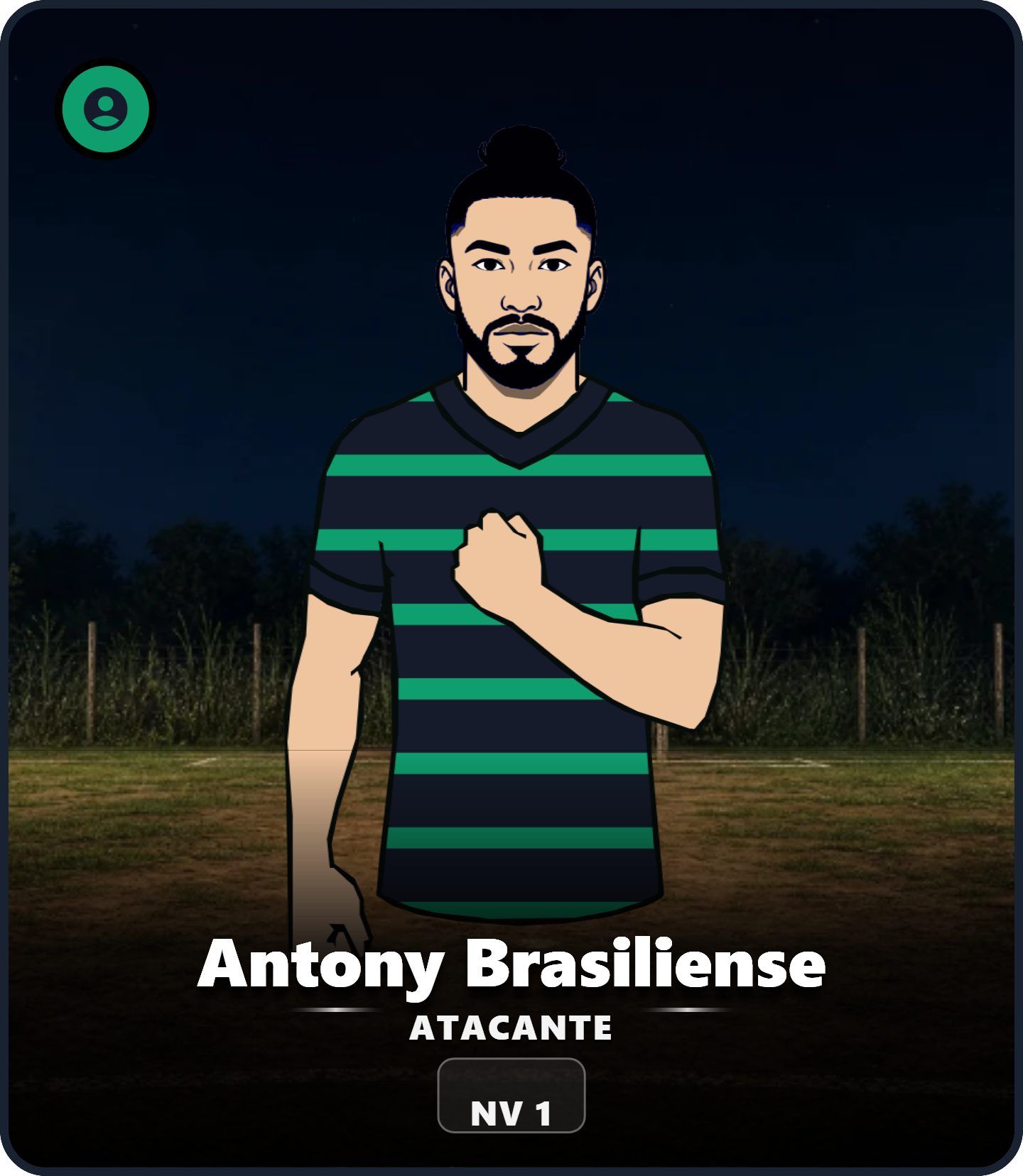 Figurinha de jogador do Pelada CS 5